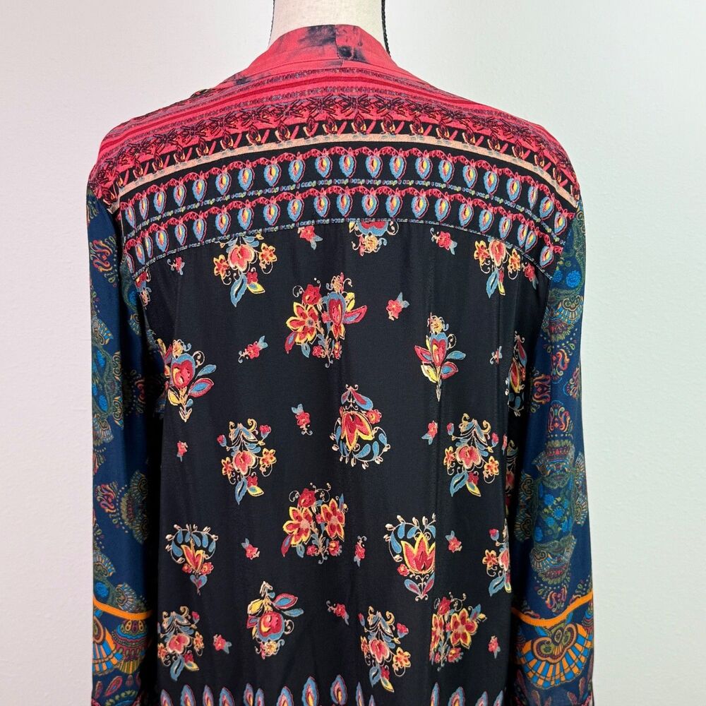 John Mark Women's Mixed Pattern Patchwork Floral … - image 4